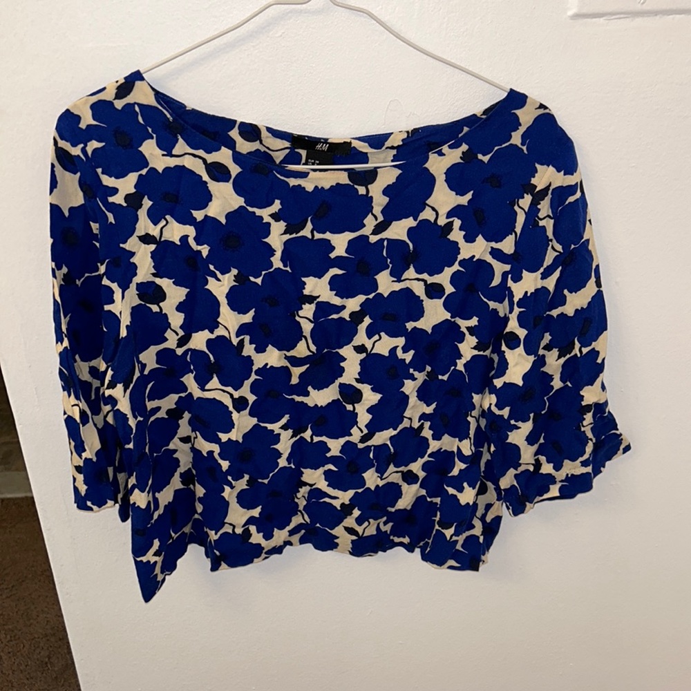 flower print blouse